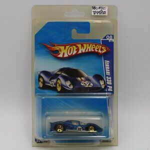 Hot Wheels Ferrari 330 P4 Blue 2010 HW Garage 08/10 076/240 Tampo Error